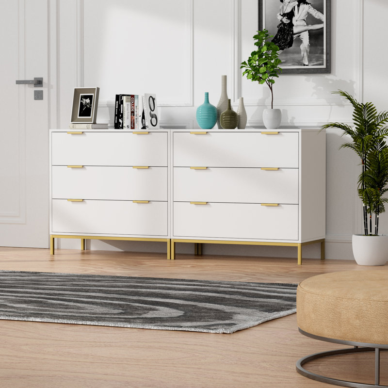 Modern gold dresser discount